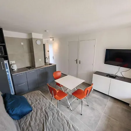 Apartment Charmant T2 Cabine Climatise Avec Piscine, Parking Et A 1 Km De La Plage, Ideal Pour 5 Pers. - Fr-1-607-144